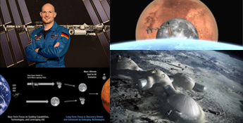Gerst ISS, Moon, Mars